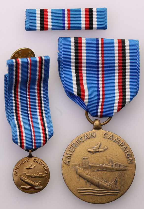 USA. Medal Kampanii Amerykańskiej (American Campaig Medal)